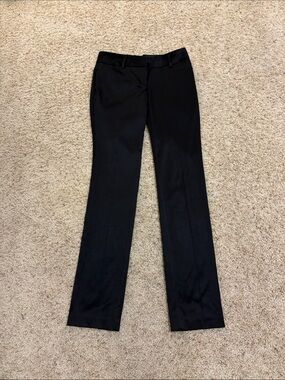 Express Black Straight-Leg Dress Trousers